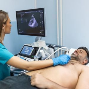 Adult heart echo with Doppler