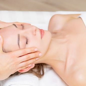 Kobido massage with taping