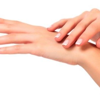 Needle mesotherapy to lighten hyperpigmentation - hands