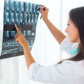 X-ray of the thoracic spine – AP + lateral