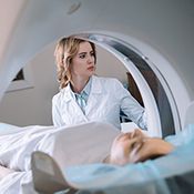 CT of the tarsal (ankle) joint (without contrast)