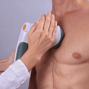 Laser depilation (epilation) of the chest for men